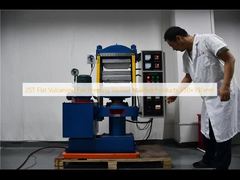 विभिन्न ढाले गए उत्पादों को दबाने के लिए 25T फ्लैट वल्केनाइज़र 350×350mm