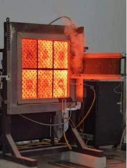 प्रोपेन / प्राकृतिक गैस BS476-7 फ्लेम एक्सटेंशन टेस्ट फॉर डिफ्यूजन 220V 50Hz