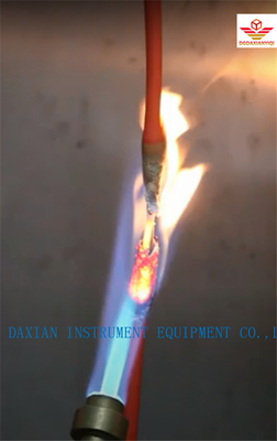 DAXIAN की ऊर्ध्वाधर लौ परीक्षक उपकरण एकल तार और केबल IEC60332-1-1