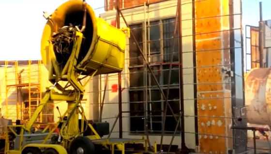 बीएस EN356 सुरक्षा कांच परीक्षण उपकरण कुल्हाड़ी परीक्षण मशीन कांच परीक्षक