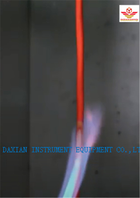 DAXIAN IEC60332-1-1 के अनुरूपता सुनिश्चित करने वाली दहनशीलता परीक्षण उपकरण केबल आग