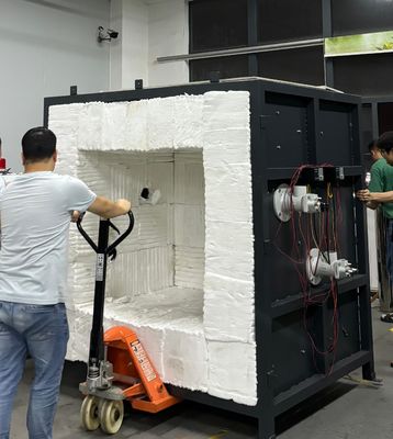 स्टील स्ट्रक्चर फायरप्रूफ नमूना परीक्षण भट्टी