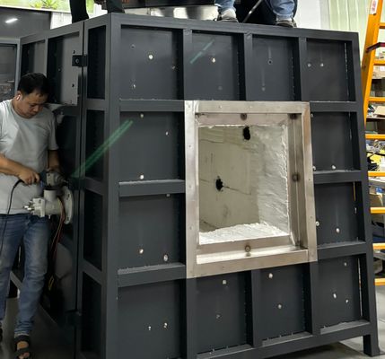 स्टील स्ट्रक्चर फायरप्रूफ नमूना परीक्षण भट्टी