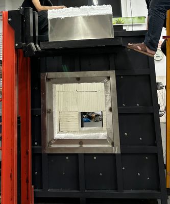 इस्पात संरचना अग्निरोधक नमूना परीक्षण भट्ठी उच्च तापमान प्रतिरोध 1300 से कम