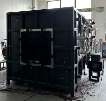 इस्पात संरचना अग्निरोधक नमूना परीक्षण भट्ठी उच्च तापमान प्रतिरोध 1300 से कम