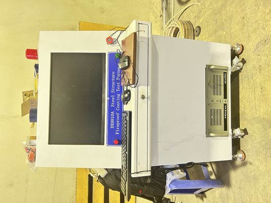 ISO834-1 EN1363-1 अग्निरोधक कोटिंग नमूना अग्नि प्रतिरोध परीक्षण भट्टी परीक्षण मशीन आपूर्ति