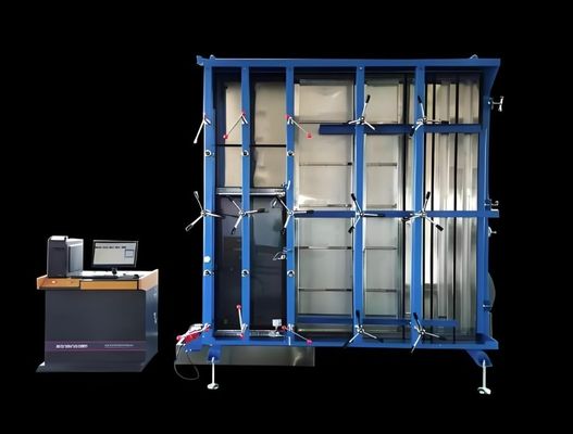 Three Performance Testing Equipment For Doors And Windows Fluctuation Pressure ≤ 2% For Airtightness And Water Tightness