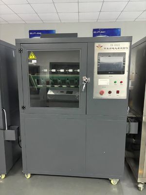 सटीक परिणाम प्राप्त करें DX8427 इन्सुलेशन सामग्री परीक्षण मशीन 6-10 घंटे परीक्षण समय 0.5 मिमी मोटी इलेक्ट्रोड
