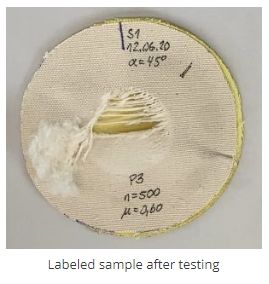 दार्मस्टैट मशीन मोटरसाइकिल सुरक्षा घर्षण परीक्षण उपकरण EN17092-1