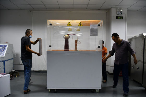 ASTM D149 Test Machine 100KV Electrical Strength Testing Equipment As Per IEC 60243-1 Lab Testing Apparatus