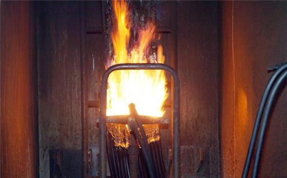 तार और केबल बंडल दहन परीक्षक, लंबवत स्थापित बंडल तार और केबल परीक्षण मशीन