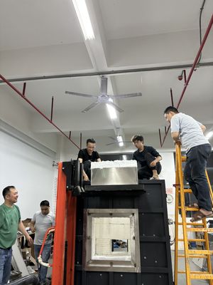 अग्निरोधक कोटिंग्स स्टील संरचना अग्निरोधक कोटिंग परीक्षण भट्ठी आईएसओ 834-1 आंतरिक परीक्षण