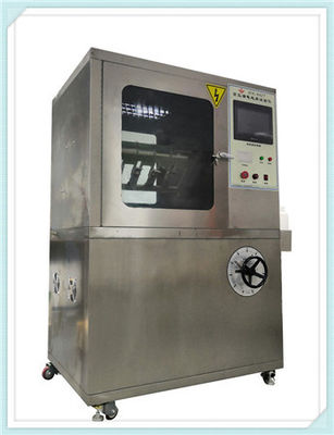 उच्च-वोल्टेज ट्रैकिंग और इरोशन परीक्षण मशीन IEC60587 झुके हुए प्लेन नमूनों के साथ