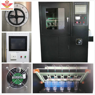 Iec60587 रबर परीक्षण उपकरण ढलान विमान ट्रैकिंग और कटाव परीक्षण मशीन