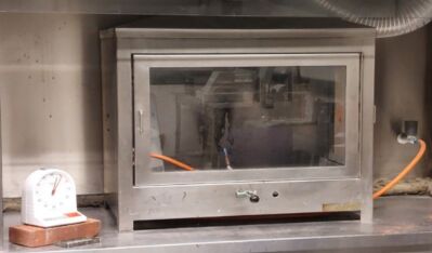 EN ISO 11925 भवन निर्माण सामग्री की ज्वलनशीलता परीक्षण - एकल अग्नि स्रोत परीक्षण