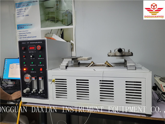 प्रयोगशाला परीक्षण मशीन TPP अग्नि परीक्षण ASTM F2700 के अनुसार