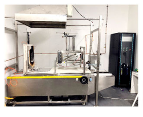 एएस 1530.3 रेडिएंट पैनल हीट फ्लक्समीटर DX8423 के साथ निर्माण सामग्री दहन परीक्षण उपकरण