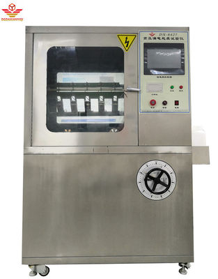 इन्सुलेट सामग्री प्लास्टिक परीक्षण उपकरण एसी 220V 50HZ ट्रैकिंग क्षरण परीक्षक Test